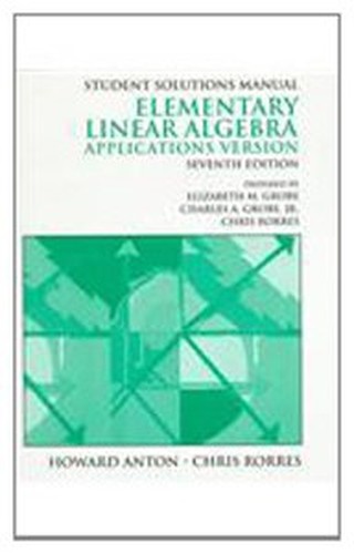 Elementary Linear Algebra