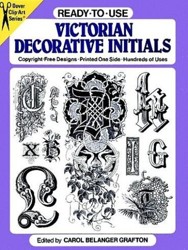 Ready-to-Use Victorian Decorative Initials