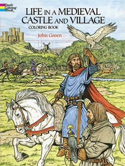 Life in a Medieval Castle Coloring Book