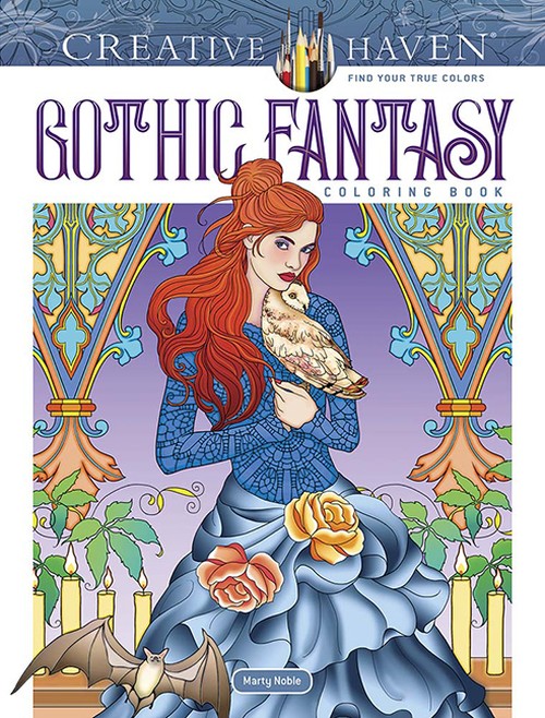 Creative Haven Gothic Fantasy Coloring Book