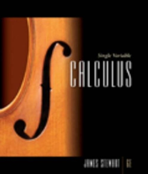 Single Variable Calc W/CD 6e