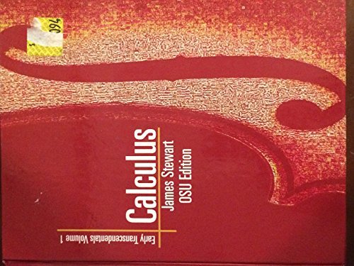 Calculus: Early Transcendentals: Vol 1