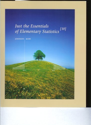 Just the Essentials of Elementary Statistics with Access Code