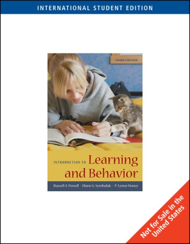 Introduction to Learning and Behavior