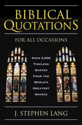 Biblical Quotations for All Occasions