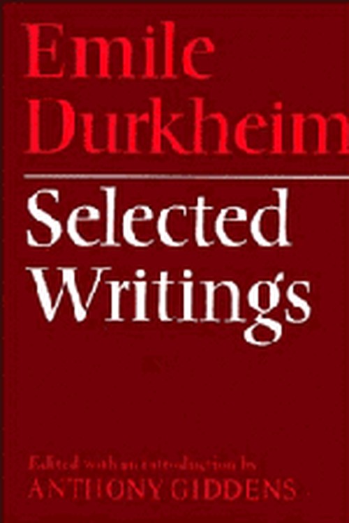 Emile Durkheim: Selected Writings