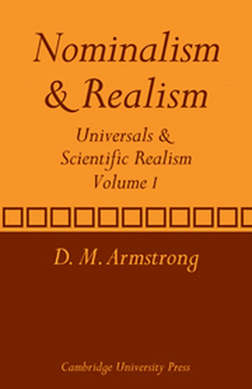 Nominalism and Realism: Volume 1