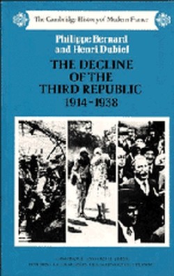 The Decline of the Third Republic, 19141938