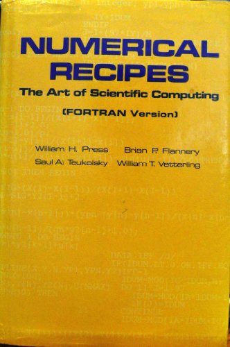 Numerical Recipes in FORTRAN