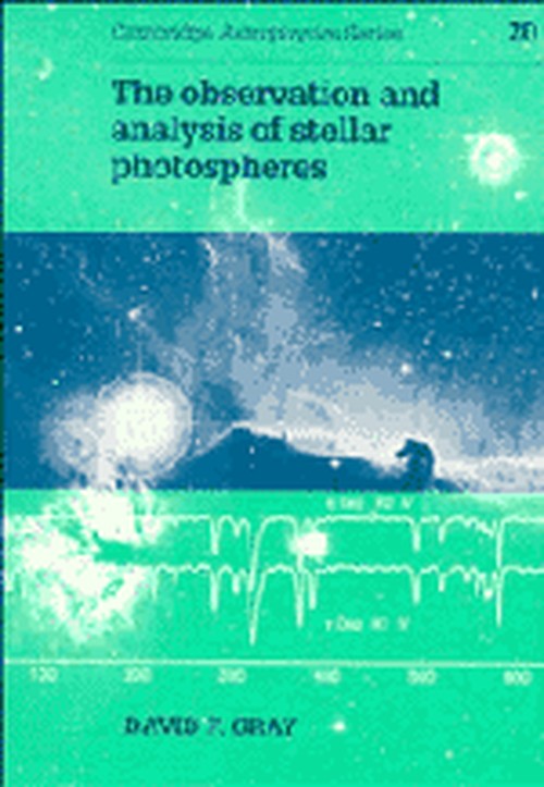 The Observation and Analysis of Stellar Photospheres