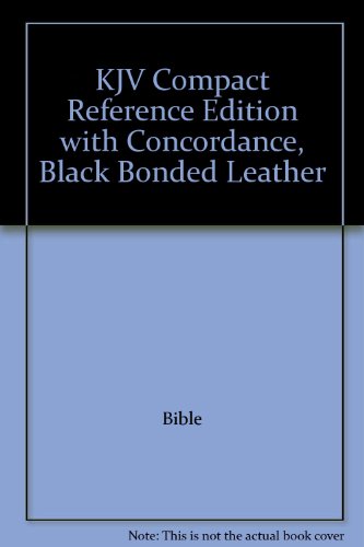 KJV Compact Reference Edition with Concordance, Black Bonded Leather