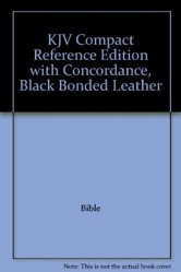 KJV Compact Reference Edition with Concordance, Black Bonded Leather