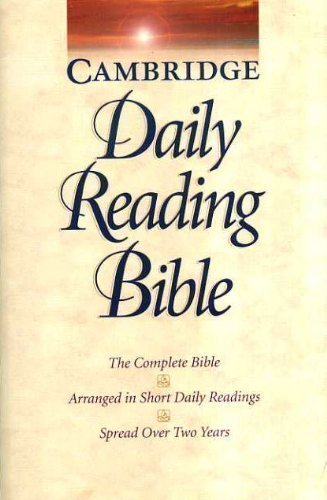 NRSV Cambridge Two-Year Daily Reading Edition Sewn Paperback