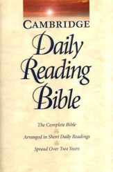 NRSV Cambridge Two-Year Daily Reading Edition Sewn Paperback