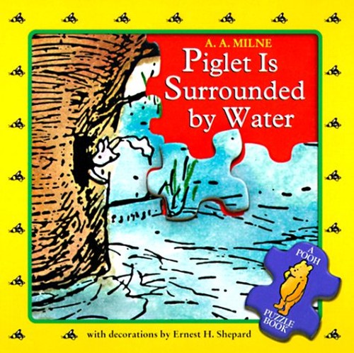Piglet Is Surrounded by Water, Pooh Puzzle Book