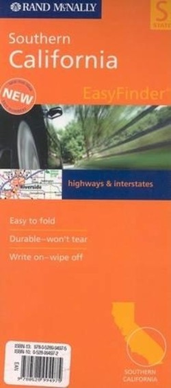 Rand McNally Easy to Fold Southern California