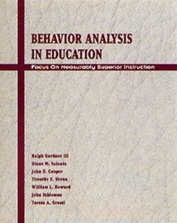 Behavior Analysis in Education