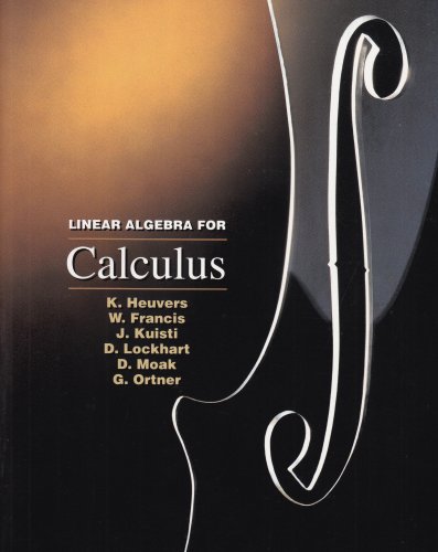 Linear Algebra for Calculus