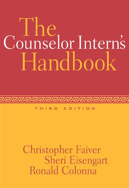 The Counselor Intern's Handbook