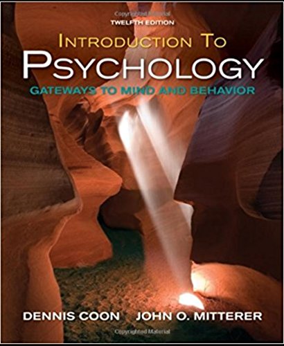 Introduction to Psychology with Infotrac