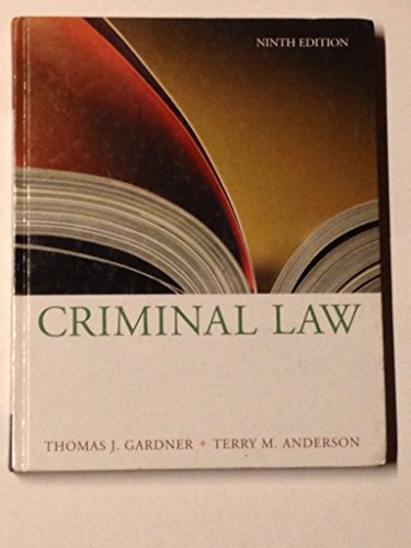 Criminal Law W/CD 9e