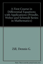 A First Course in Differential Equations with Applications