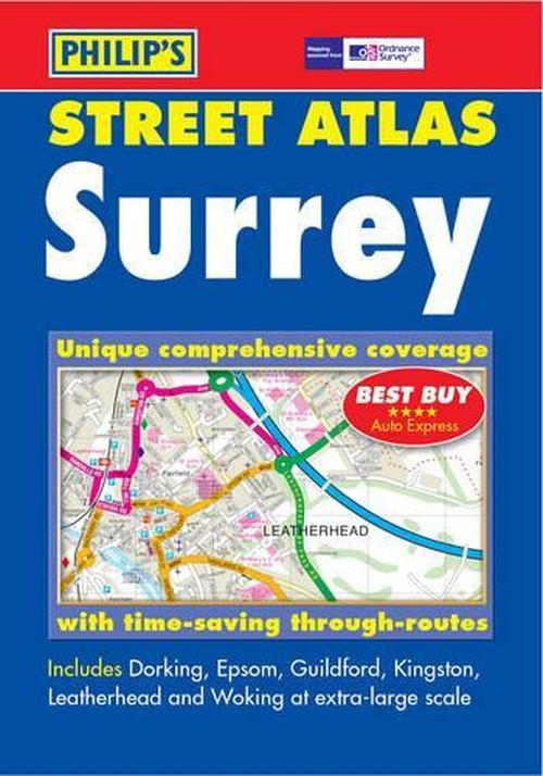 Philip's Street Atlas Surrey
