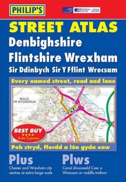 Philip's Street Atlas Denbighshire, Flintshire and Wrexham