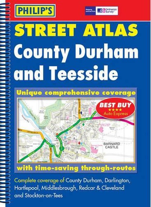 Philip's Street Atlas County Durham and Teesside