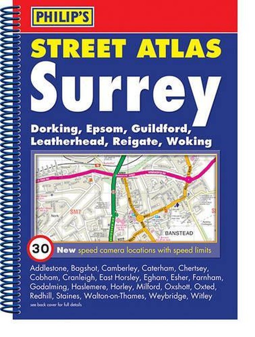 Philip's Street Atlas Surrey