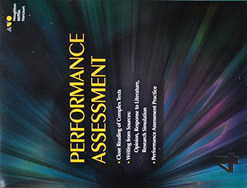 Performance Task Assessment Student Grade 4