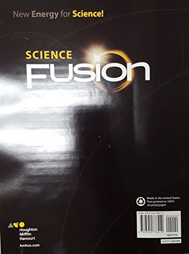 ScienceFusion: Student Edition Interactive Worktext Volume 1 Grade 5 2017
