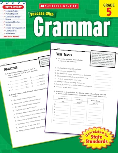 Scholastic Success with Grammar: Grade 5 Workbook