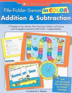 File-Folder Games in Color: Addition & Subtraction