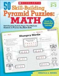 50 Skill-Building Pyramid Puzzles: Math, Grades 2-3