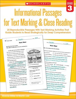 Informational Passages for Text Marking & Close Reading G-3