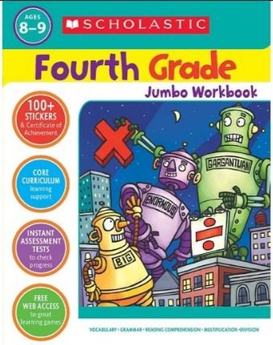 Scholastic Fourth Grade Jumbo Workbook