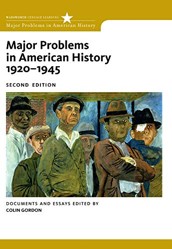 Major Problems in American History, 1920-1945