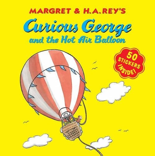 Curious George and the Hot Air Balloon: Contains Stickers