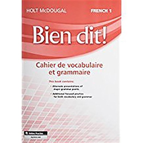 Vocabulary and Grammar Workbook Student Edition Level 1a/1b/1