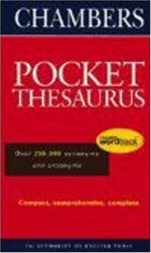 Chambers Pocket Thesaurus (Hardback)