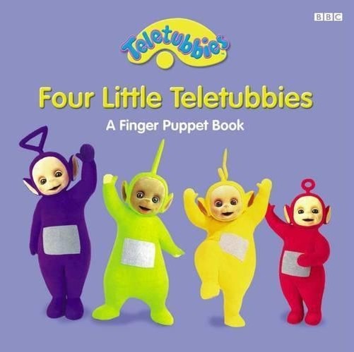 Four Little Teletubbies Finger Puppets Book