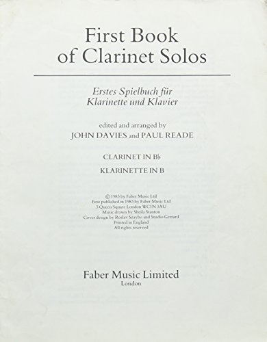 First Book of Clarinet Solos