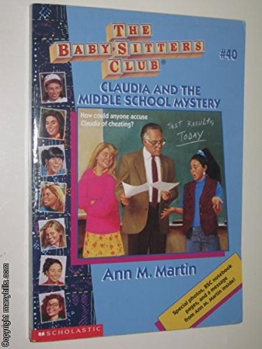 Claudia and the Middle School Mystery