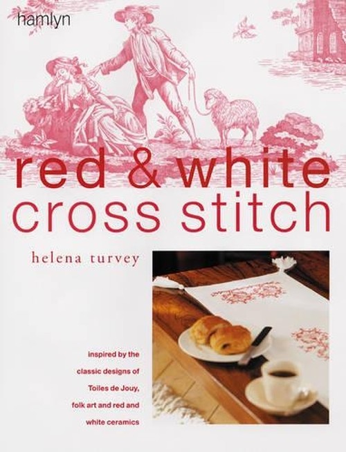 Red and White Cross Stitch
