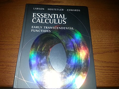 Essential Calculus: Early Transcendental Functions