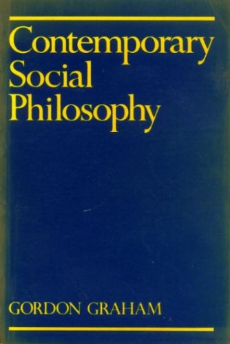 Contemporary Social Philosophy