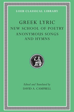 Greek Lyric, Volume V