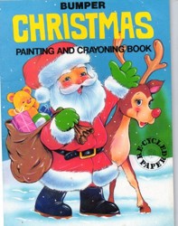Bumper Christmas Painting and Crayoning Book