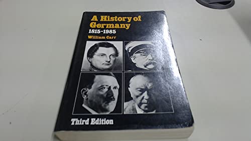 A History of Germany, 1815-1985